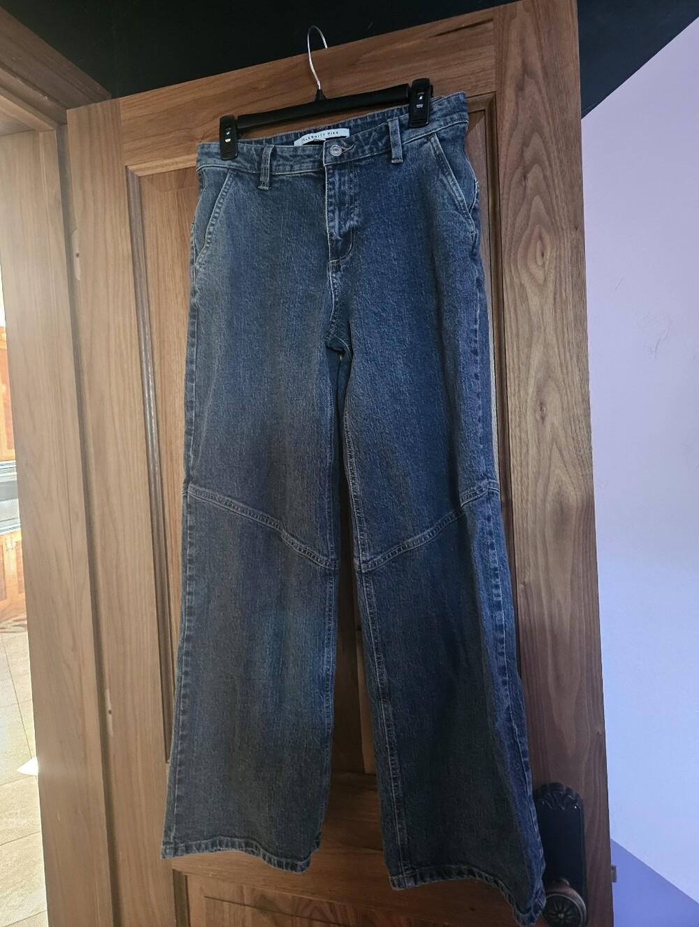 Celebrity Pink Slouchy Skater Jeans, Dark Denim Wash, Never Worn